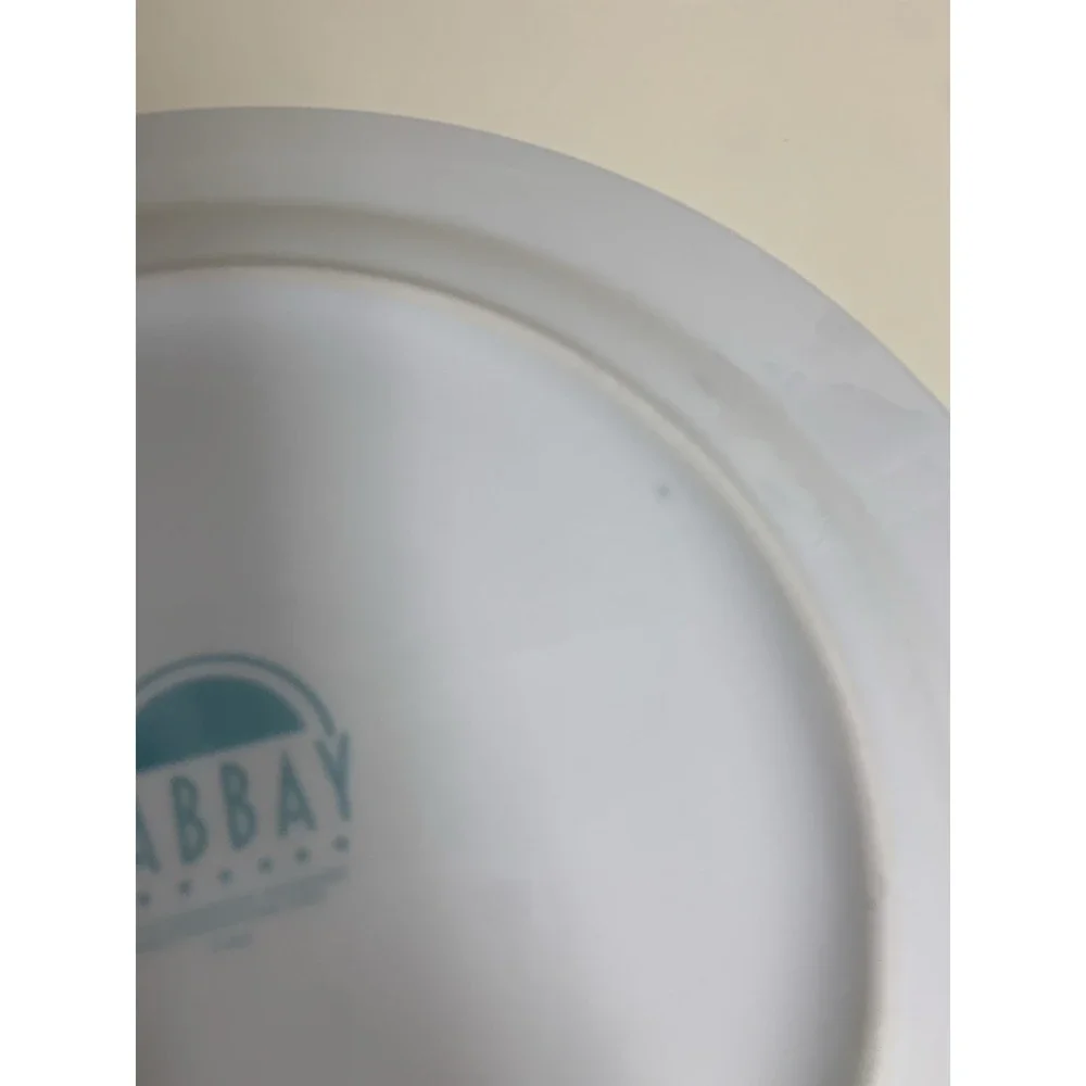 Mosaic by Gabbay GBB13 Dinner Plates  Set Of 4 Geometric Scroll Wave